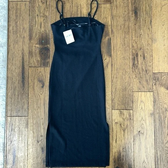 NWT: Forever 21: Black Knit Dress: Size Small - Picture 7 of 7